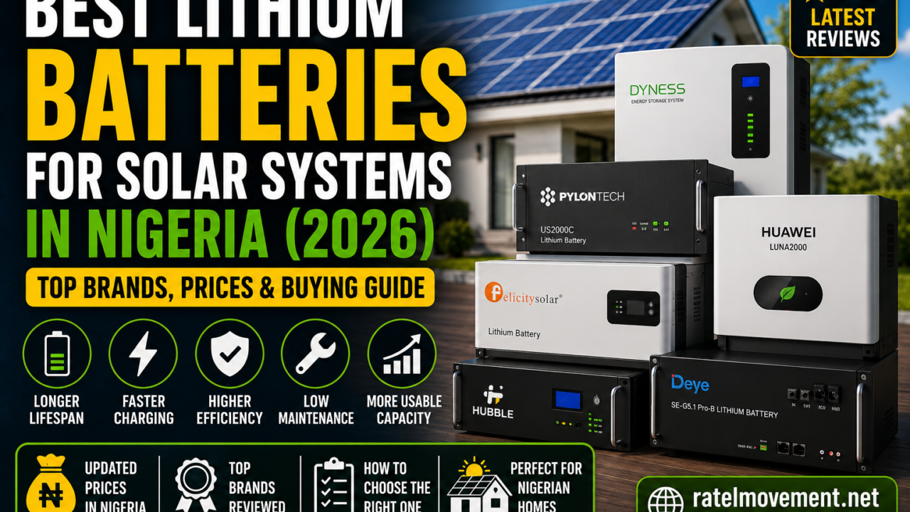 Best Lithium Batteries for Solar Systems in Nigeria