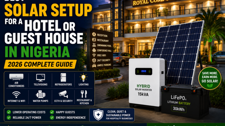 Best Solar Setup for a Hotel or Guest House in Nigeria