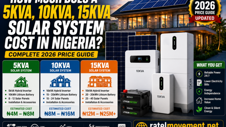 How Much Does a 5kVA, 10kVA, 15kVA Solar System Cost in Nigeria? Complete 2026 Price Guide