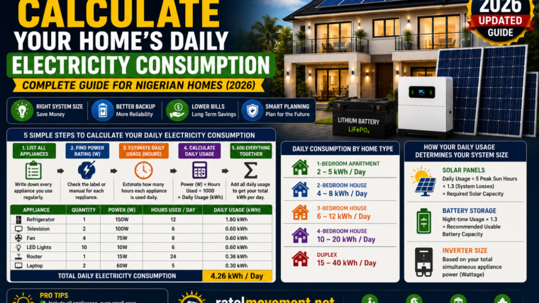 How to Calculate Your Home’s Daily Electricity Consumption: Complete Nigeria Guide