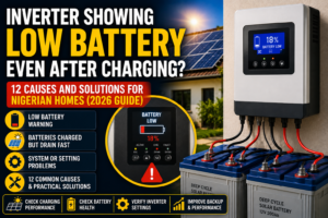 Inverter Showing Low Battery Even After Charging? 12 Causes and Solutions for Nigerian Homes (2026 Guide)