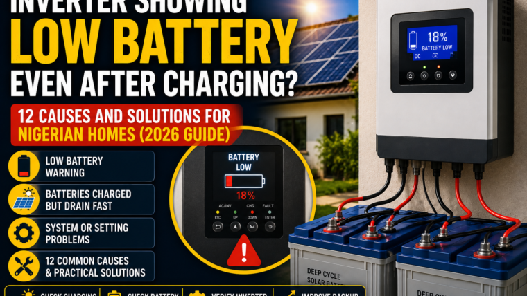 Inverter Showing Low Battery Even After Charging? 12 Causes and Solutions for Nigerian Homes (2026 Guide)