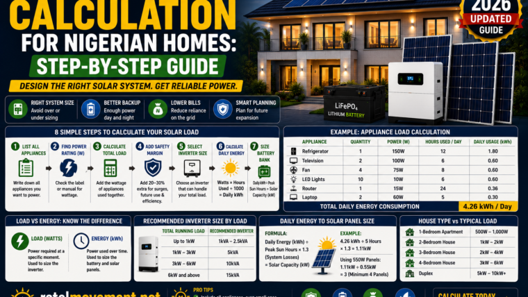 Solar Load Calculation for Nigerian Homes: Step-by-Step Guide