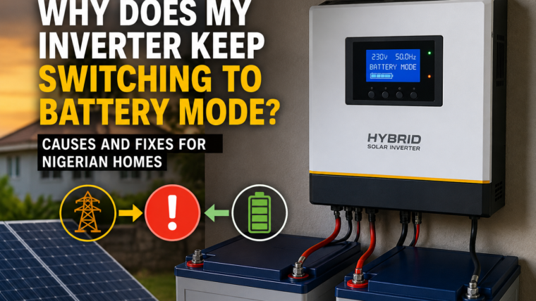 Why Does My Inverter Keep Switching to Battery Mode? Causes and Fixes for Nigerian Homes (2026 Guide)