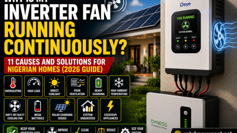 Why Is My Inverter Fan Running Continuously? 11 Causes and Solutions for Nigerian Homes (2026 Guide)