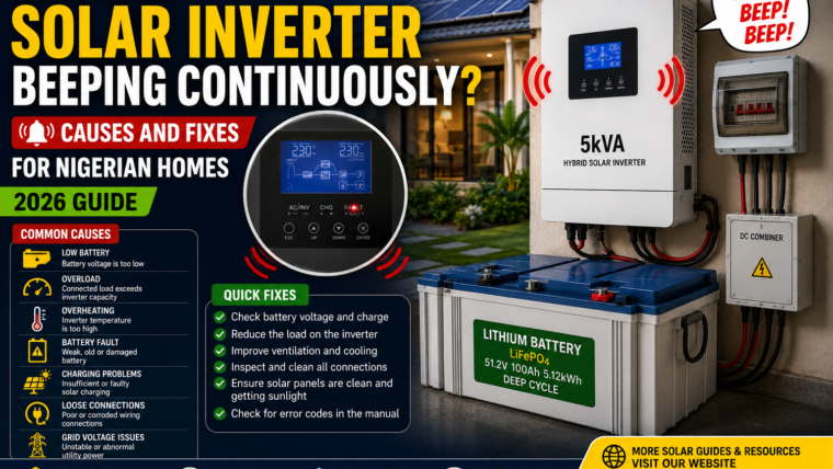 Why Is My Solar Inverter Beeping Continuously? Causes and Fixes for Nigerian Homes (2026 Guide)
